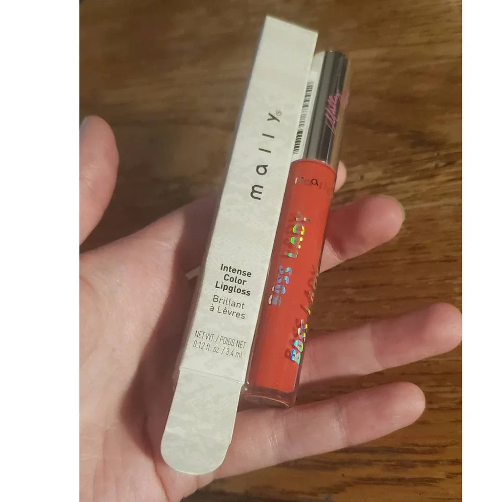 NIB! Mally Beauty Intense Color Lipgloss Lip Gloss Boss Lady